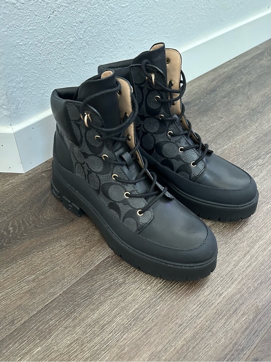 Coach Shoes - Coach Royce Bootie in Signature Canvas and Leather